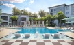 Aventon Pearl's resort-style pool courtyard