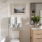 Spa-Like Bathrooms featuring Framed Mirrors with Accent Pendant Lighting